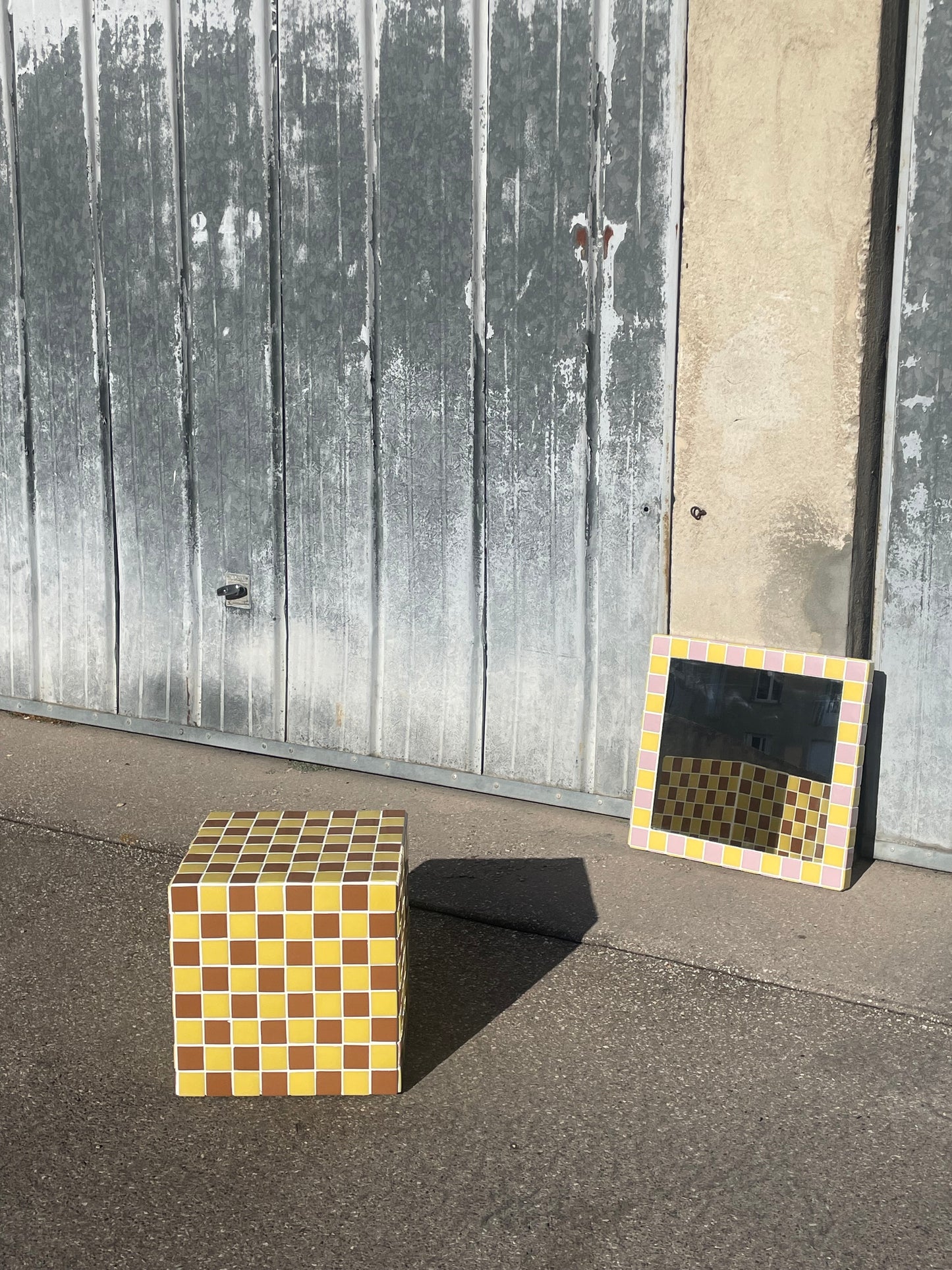 Miroir « Guillaume » damier