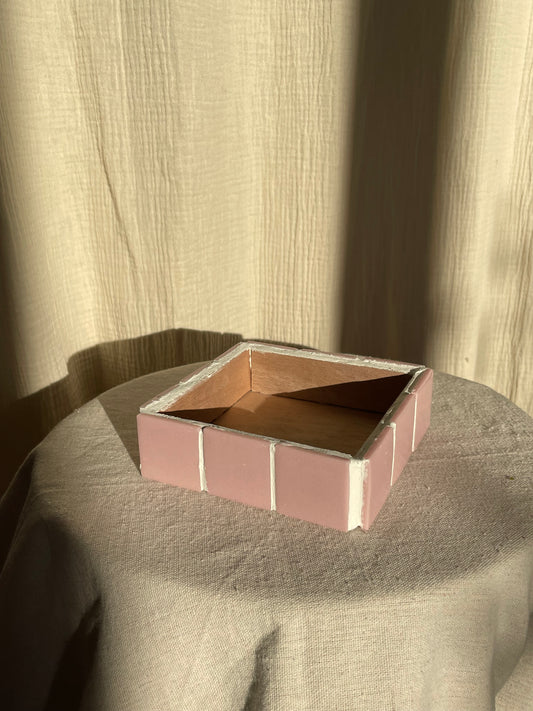Vide poche « Vincent » rose