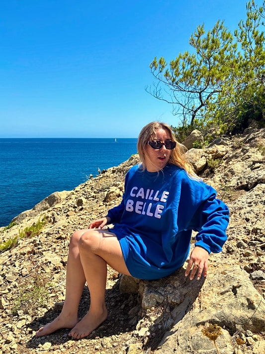 Sweat CAILLE BELLE bleu