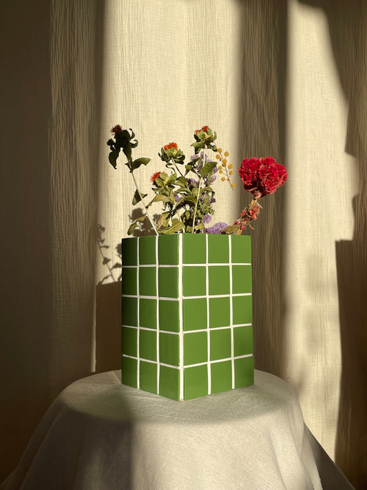 Vase « Ines » vert