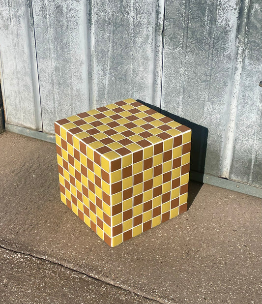 Cube « Olivia » damier