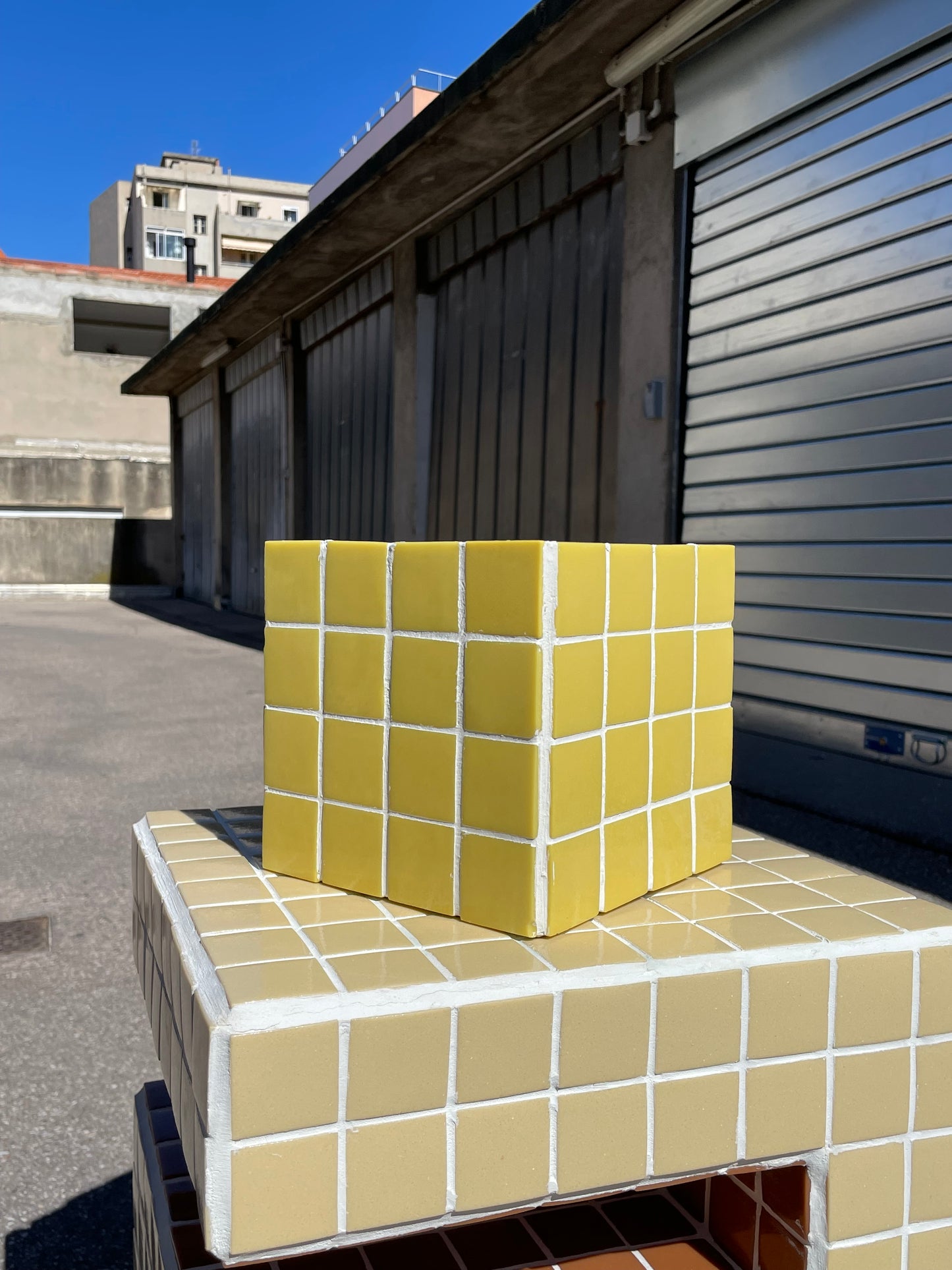 Vase « Karine » jaune
