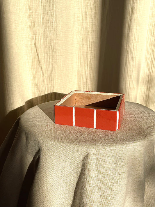 Vide poche « Vincent » terracotta
