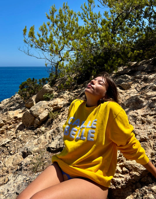 Sweat CAILLE BELLE jaune