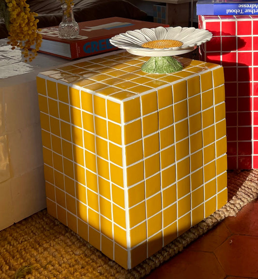 Colonne Colette jaune pop