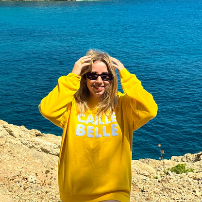 Sweat CAILLE BELLE jaune