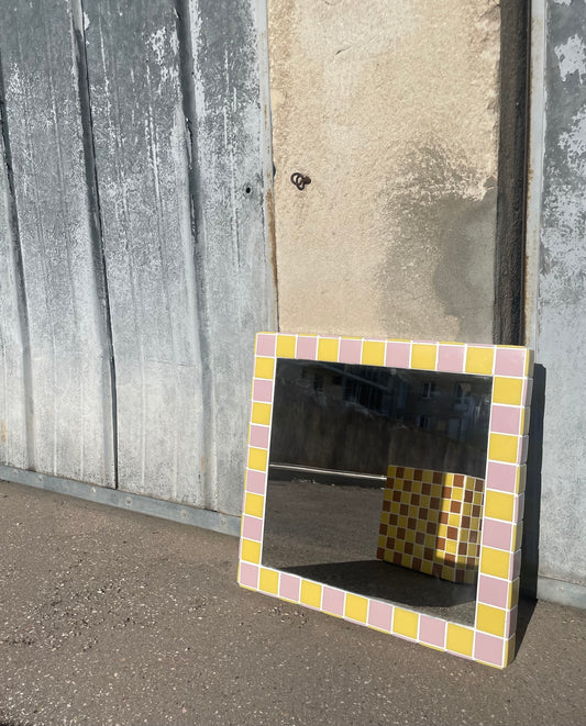 Miroir « Guillaume » damier
