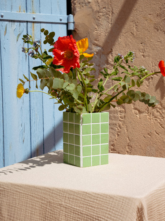 Vase Ines pistache