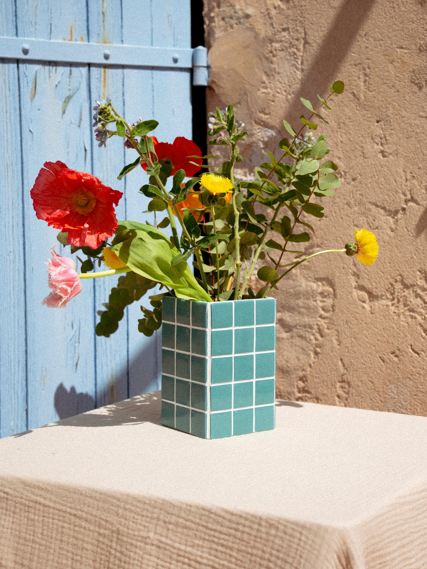 Vase Ines Menthe foncé