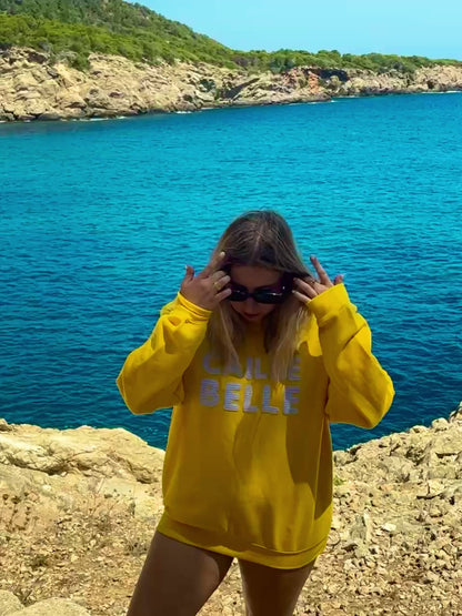 Sweat CAILLE BELLE jaune
