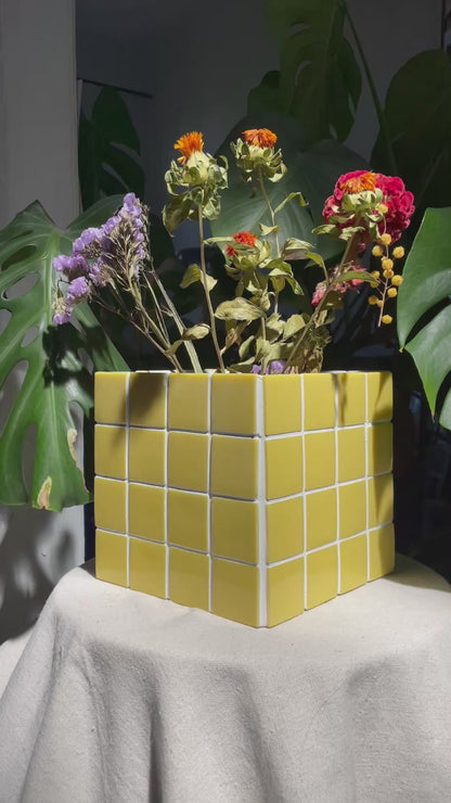 Vase « Karine » jaune